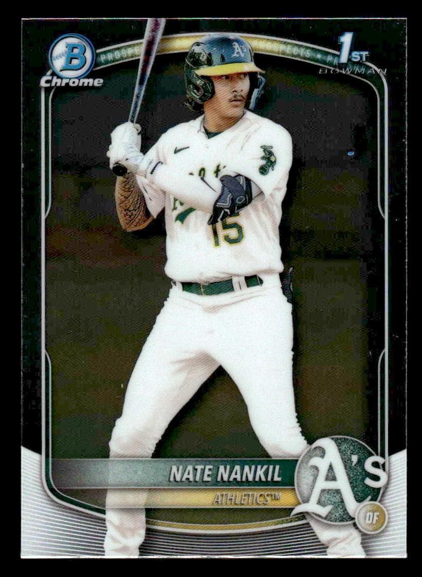 2025 Bowman #BCP-102 Nate Nankil Chrome Prospects