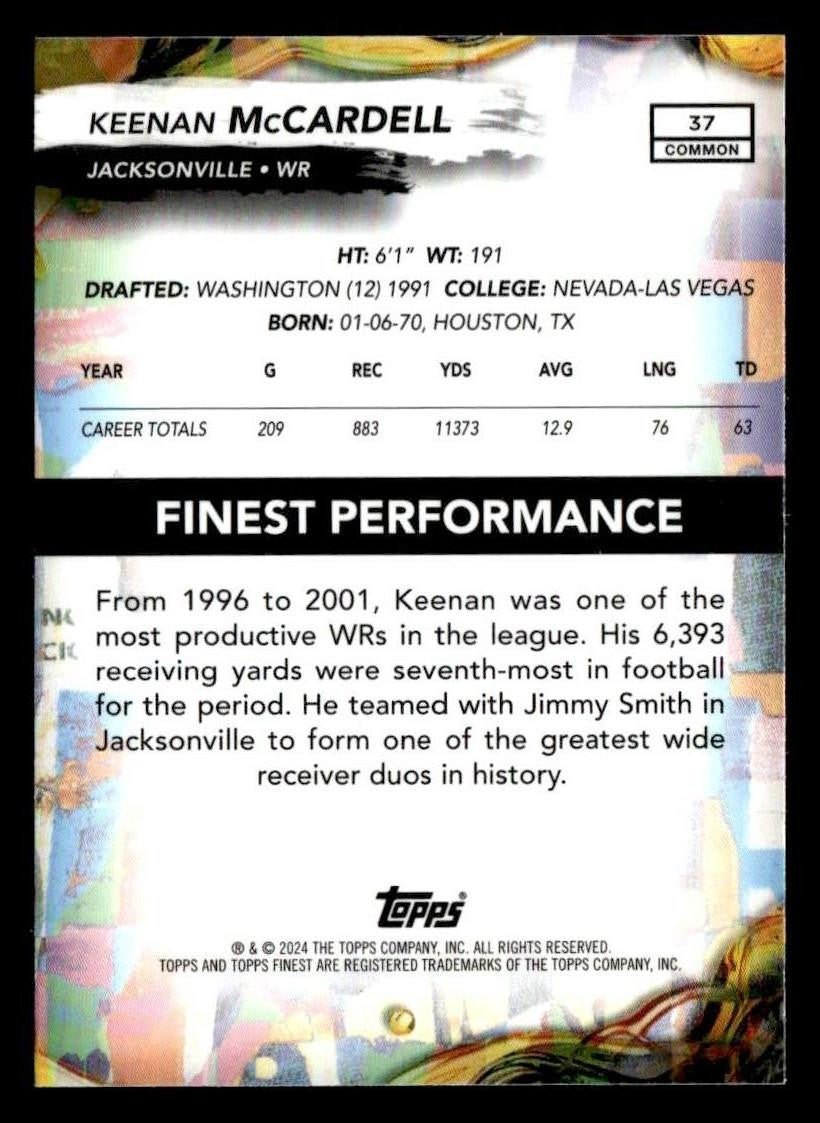 2024 Topps Finest - Xfractor #37 Keenan McCardell