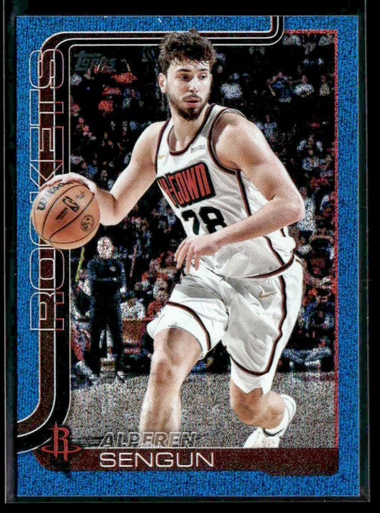 2025-26 Topps #180 Alperen Sengun Sandglitter Blue SSP