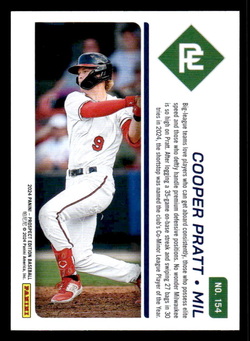 2024 Panini Prospect Edition #154 Cooper Pratt