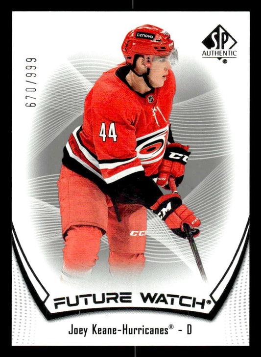 2021-22 SP Authentic #126 Joey Keane #/999