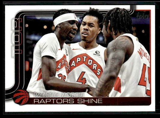 2025-26 Topps #276 We The North: Raptors Shine