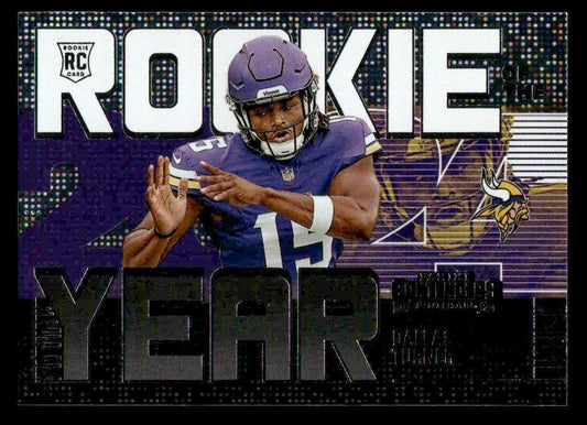 2024 Panini Contenders Football Sparkle #14 Dallas Turner Rookie of the Year