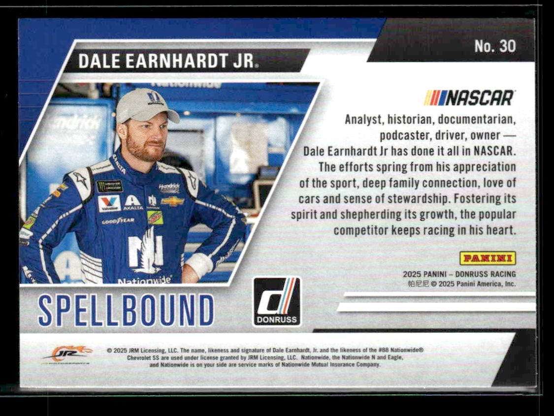 2025 Donruss #30 Dale Earnhardt Jr Spellbound