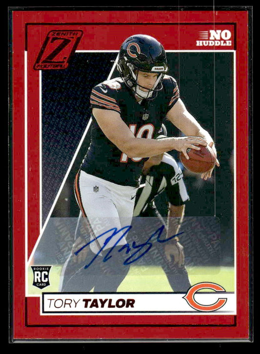 2024 Panini Zenith #178 Tory Taylor Autographs No Huddle