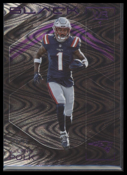 2025 Panini Black #98 Ja'Lynn Polk Royal #/99