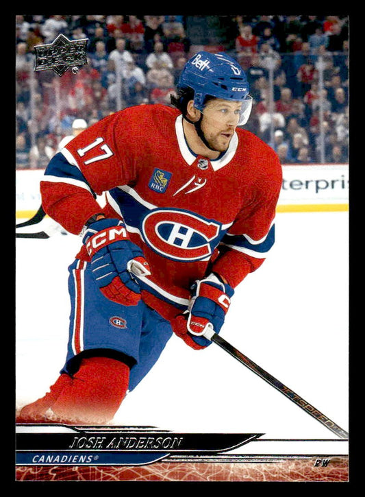 2024-25 Upper Deck #341 Josh Anderson