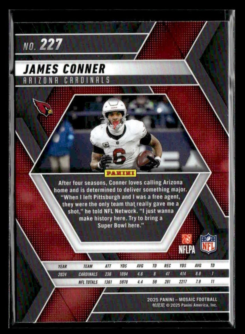 2025 Panini Mosaic #227 James Conner