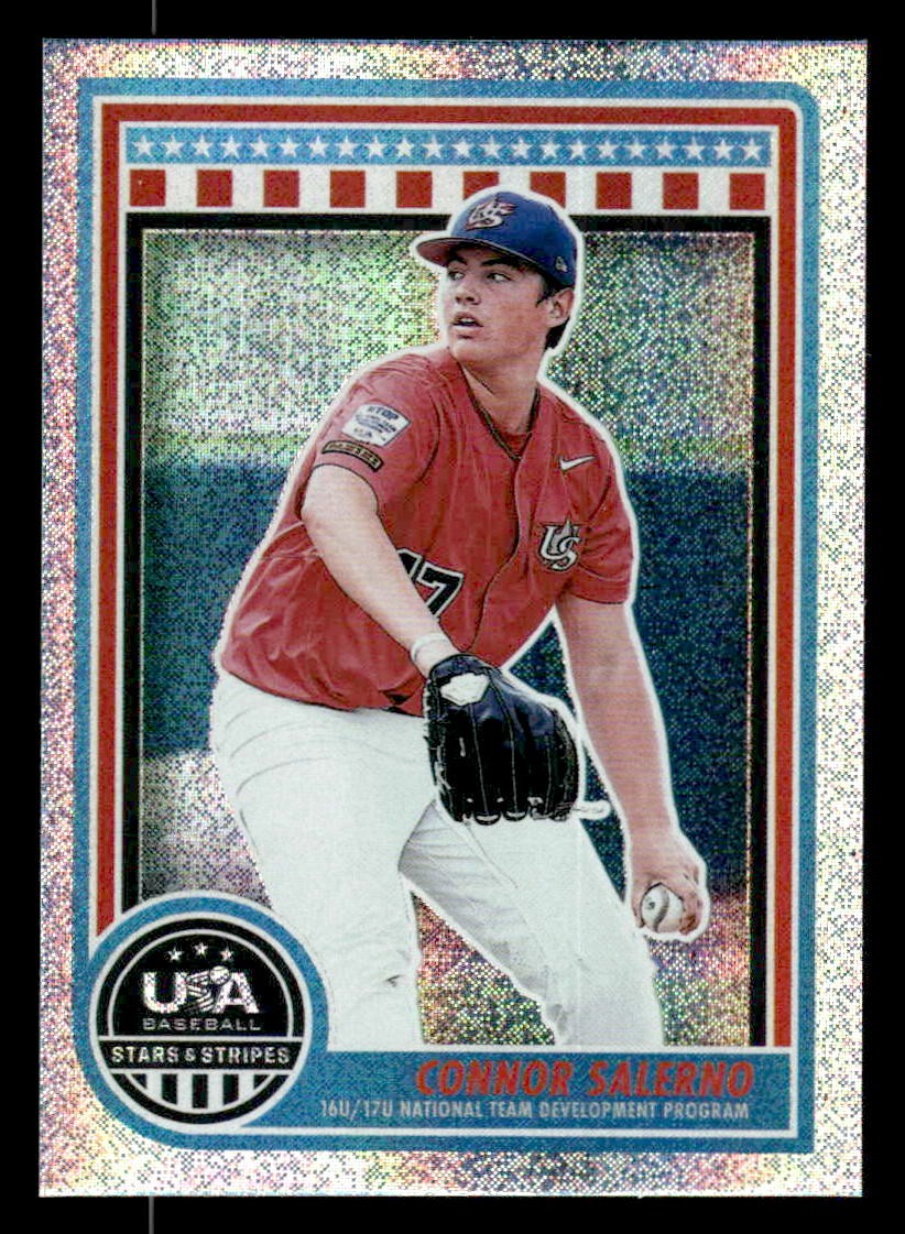 2025 Panini Stars and Stripes USA Baseball #198 Connor Salerno Opening Day