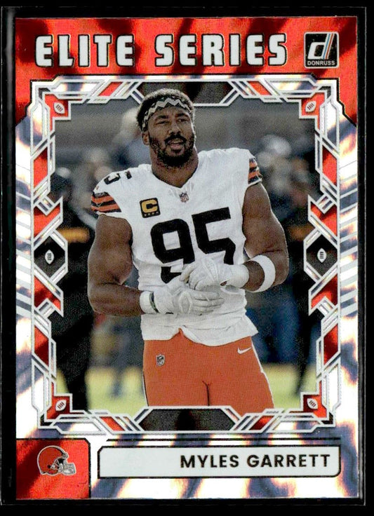 2025 Donruss #TES-MGA Myles Garrett Elite Series