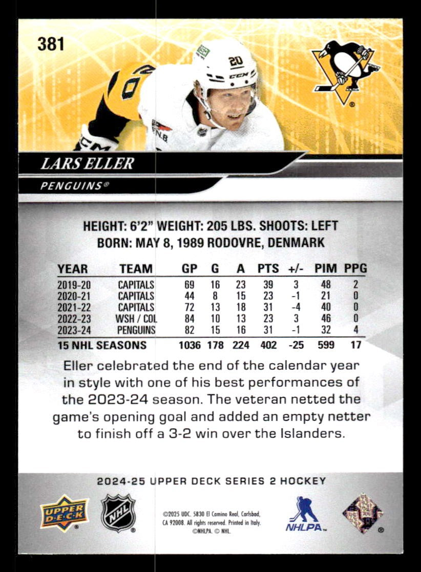2024-25 Upper Deck #381 Lars Eller