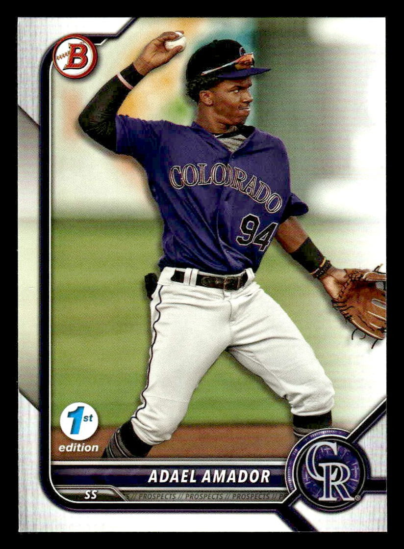 2022 Bowman Draft 1st Edition #BD-59 Adael Amador