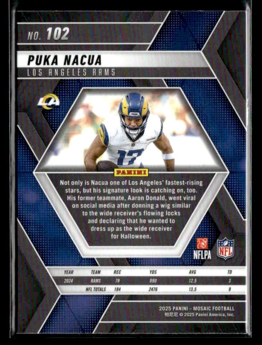 2025 Panini Mosaic #102 Puka Nacua