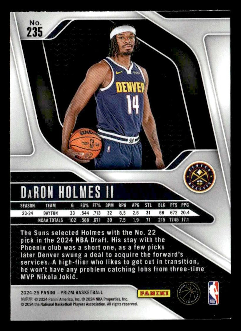 2024-25 Panini Prizm #235 DaRon Holmes II