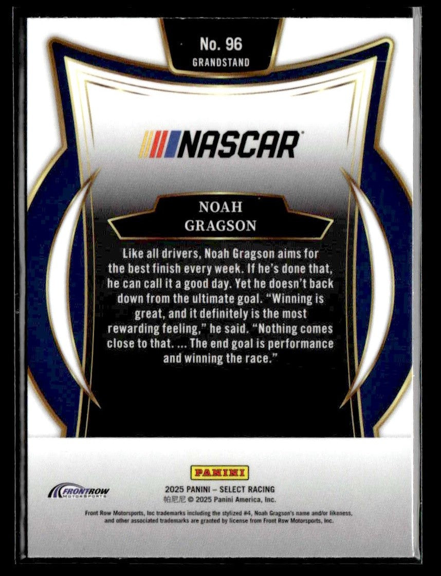2025 Panini Select #96 Noah Gragson