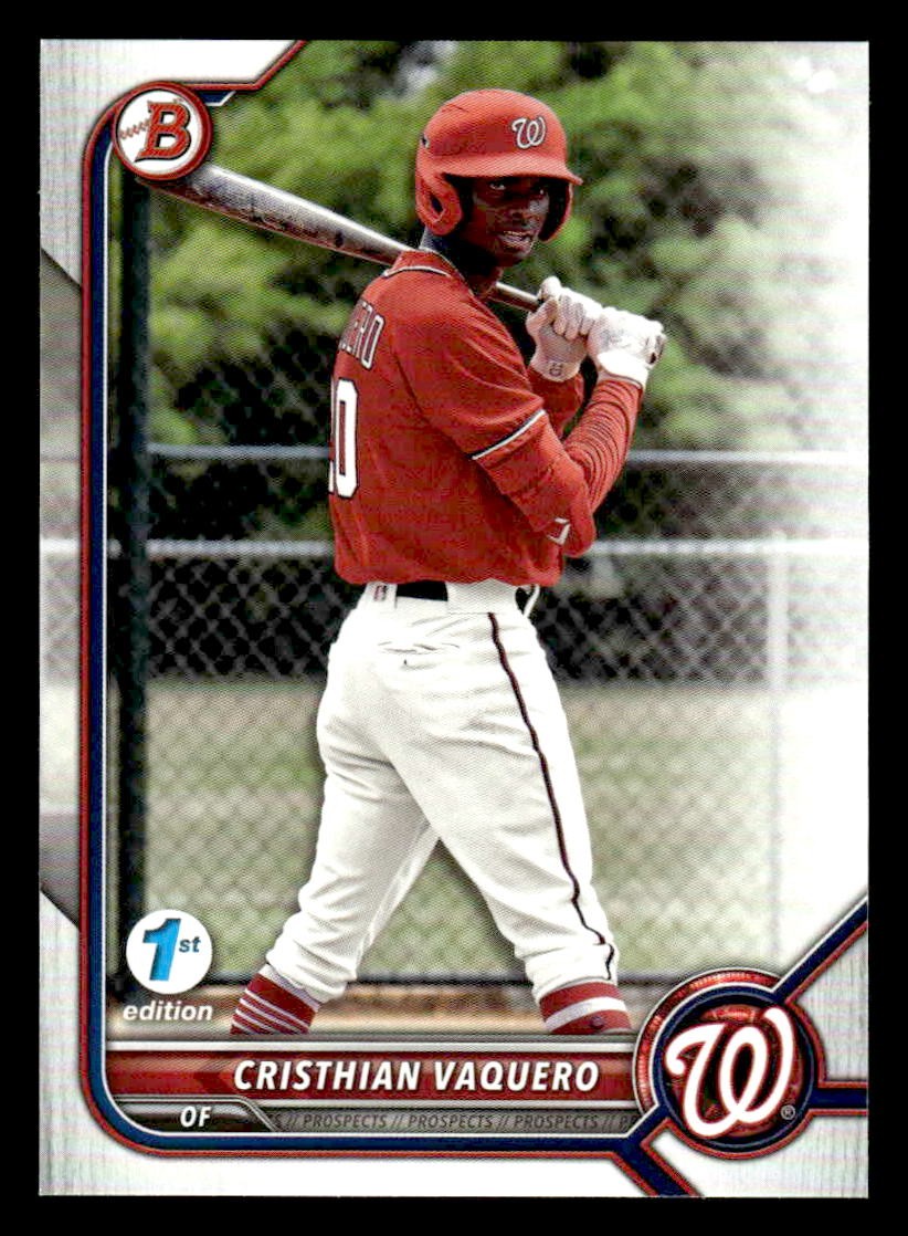 2022 Bowman Draft 1st Edition #BD-64 Cristhian Vaquero
