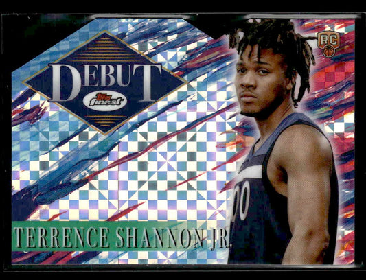 2024-25 Finest #D-25 Terrence Shannon Jr. Debut X-Fractor