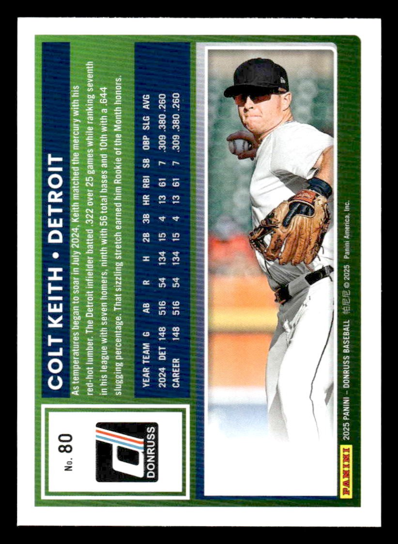 2025 Donruss #80 Colt Keith