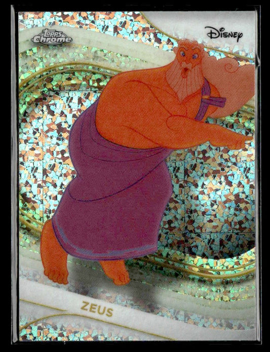 🌟 Zeus — 2025 Topps Chrome Disney Mini-Diamonds #49 🌟