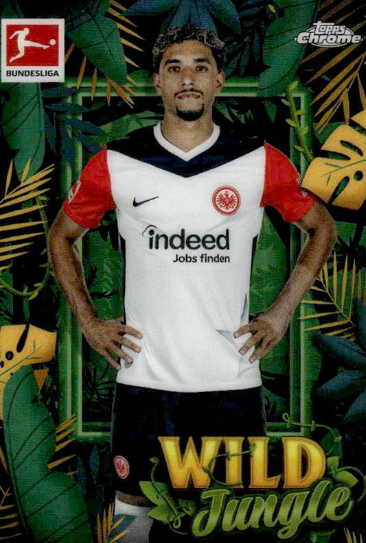 2025 Topps Chrome Bundesliga #WJ-16 Omar Marmoush Wild Jungle