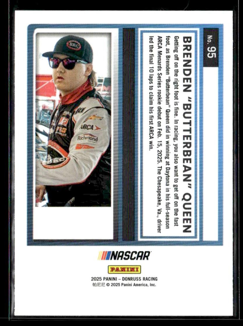 2025 Donruss #95 Brenden "Butterbean" Queen