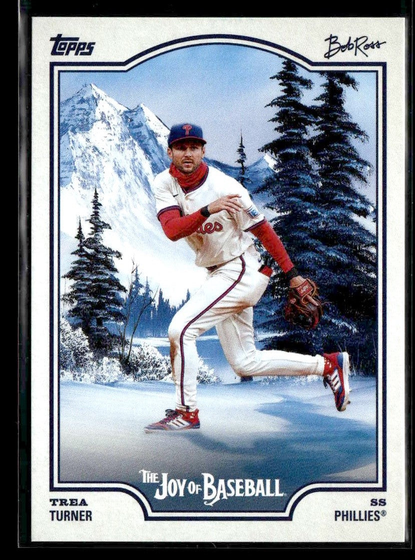 2025 Topps x Bob Ross: The Joy of Baseball #40 Trea Turner