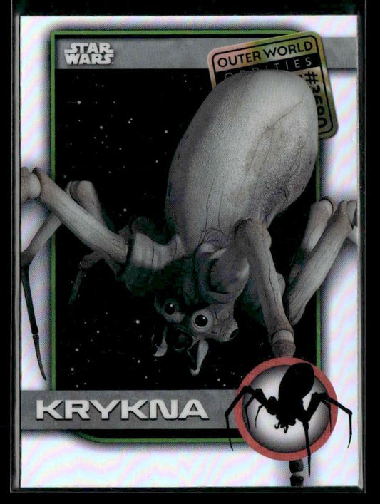 🌟 Krykna — 2025 Topps Chrome Star Wars Outer World Oddities #UO-10 🌟