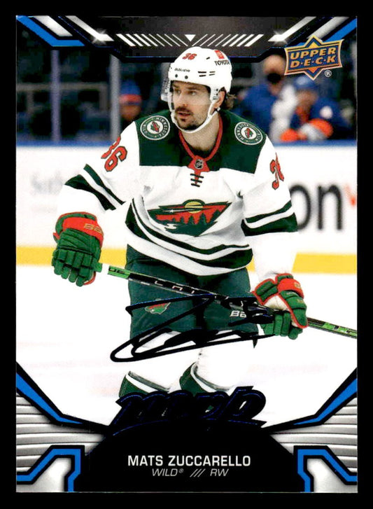 2022-23 Upper Deck MVP #162 Mats Zuccarello Blue Script