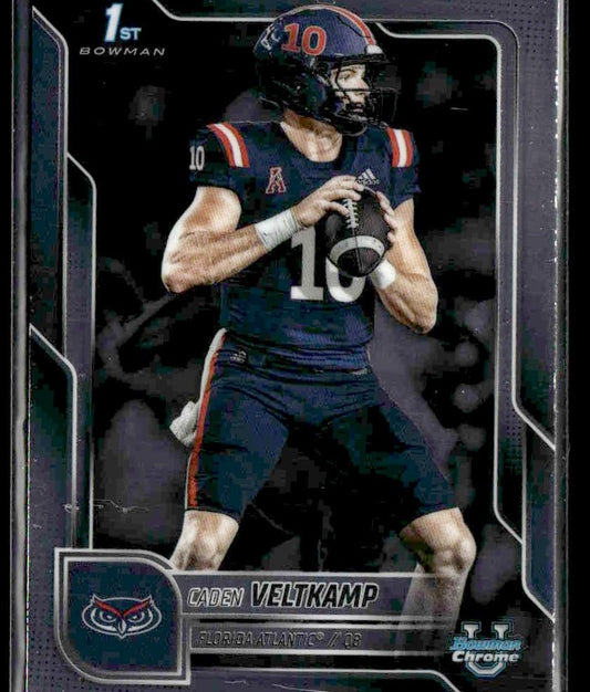 2025 Bowman University Chrome #41 Caden Veltkamp