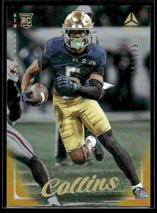 2025 Panini Luminance #171 Beaux Collins Gold #/299