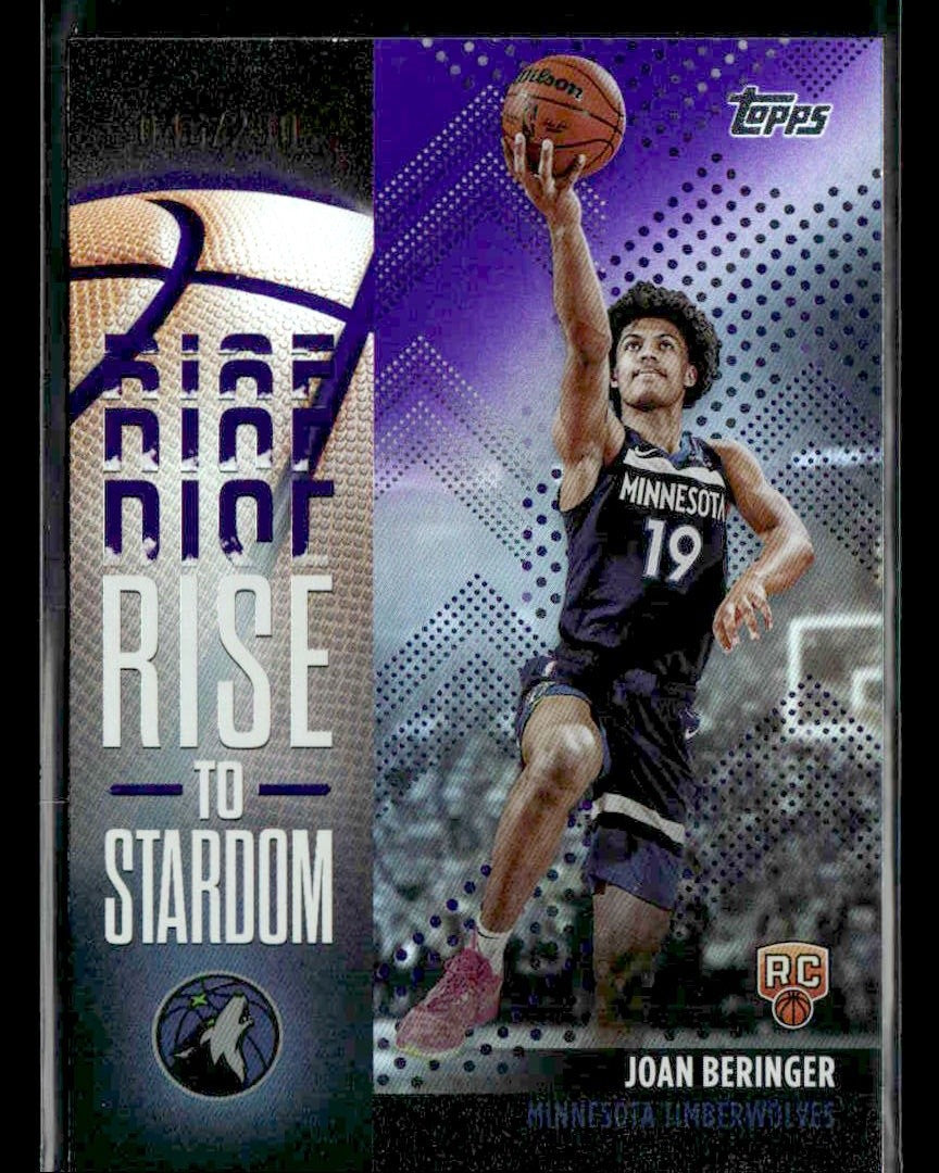2025-26 Topps #RTS-17 Joan Beringer Rise to Stardom Purple Rainbow #/250