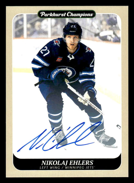 2024-25 Parkhurst Champions #82 Nikolaj Ehlers 2023-24 Update: Autographs