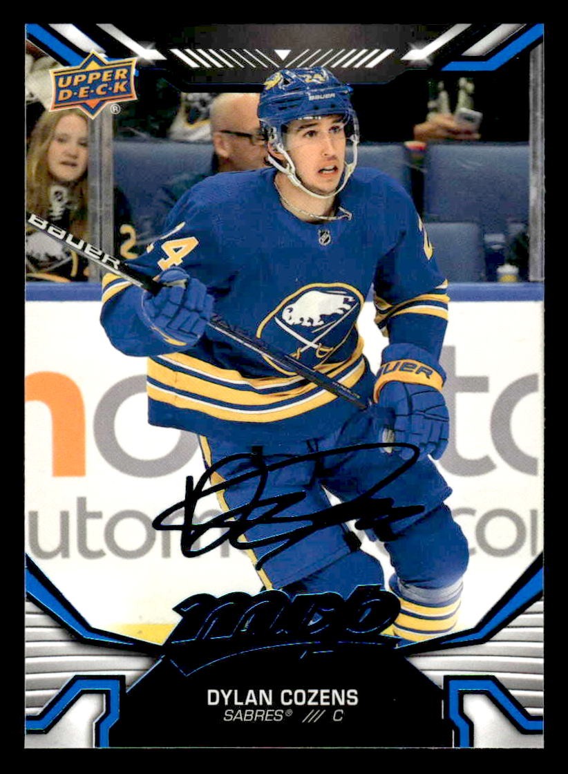 2022-23 Upper Deck MVP #47 Dylan Cozens Blue Script
