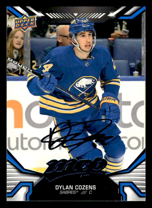 2022-23 Upper Deck MVP #47 Dylan Cozens Blue Script