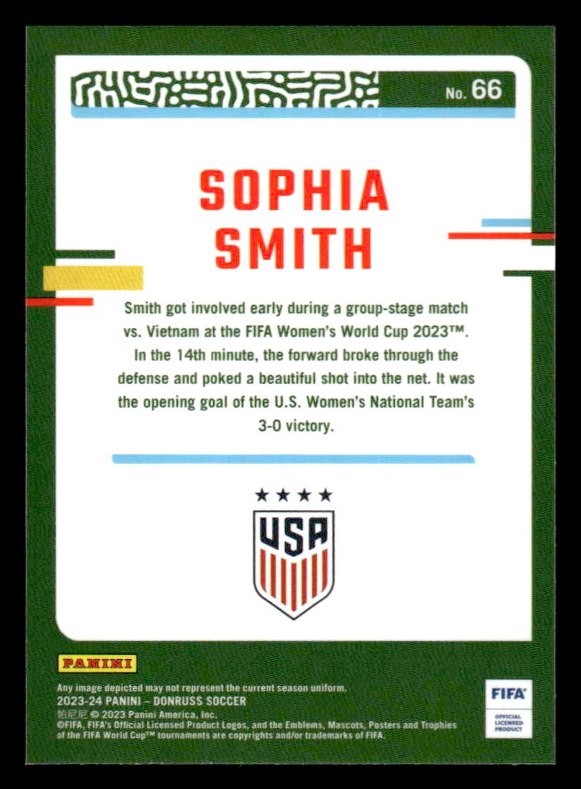 2023-24 Donruss #66 Sophia Smith Optic