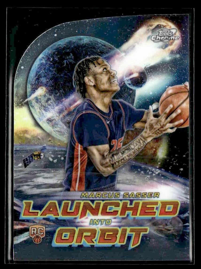 2023-24 Topps Chrome Cosmic #LIO-10 Marcus Sasser Launched Into Orbit