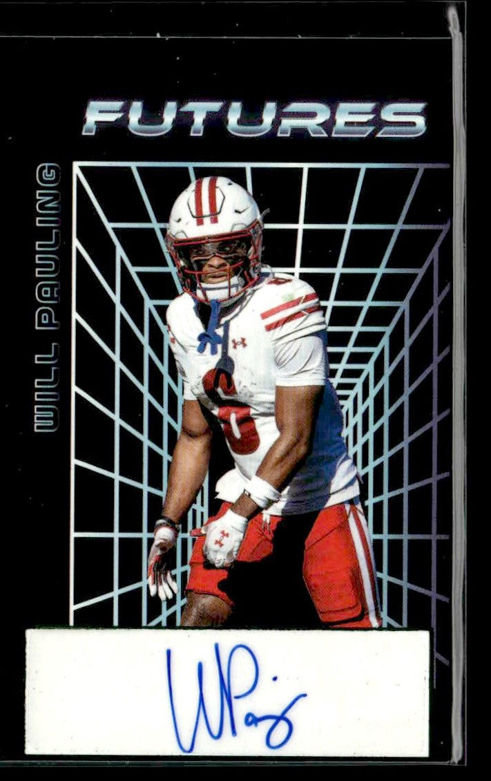 2024 Leaf Futures #A-WP1 Will Pauling Autographs Green