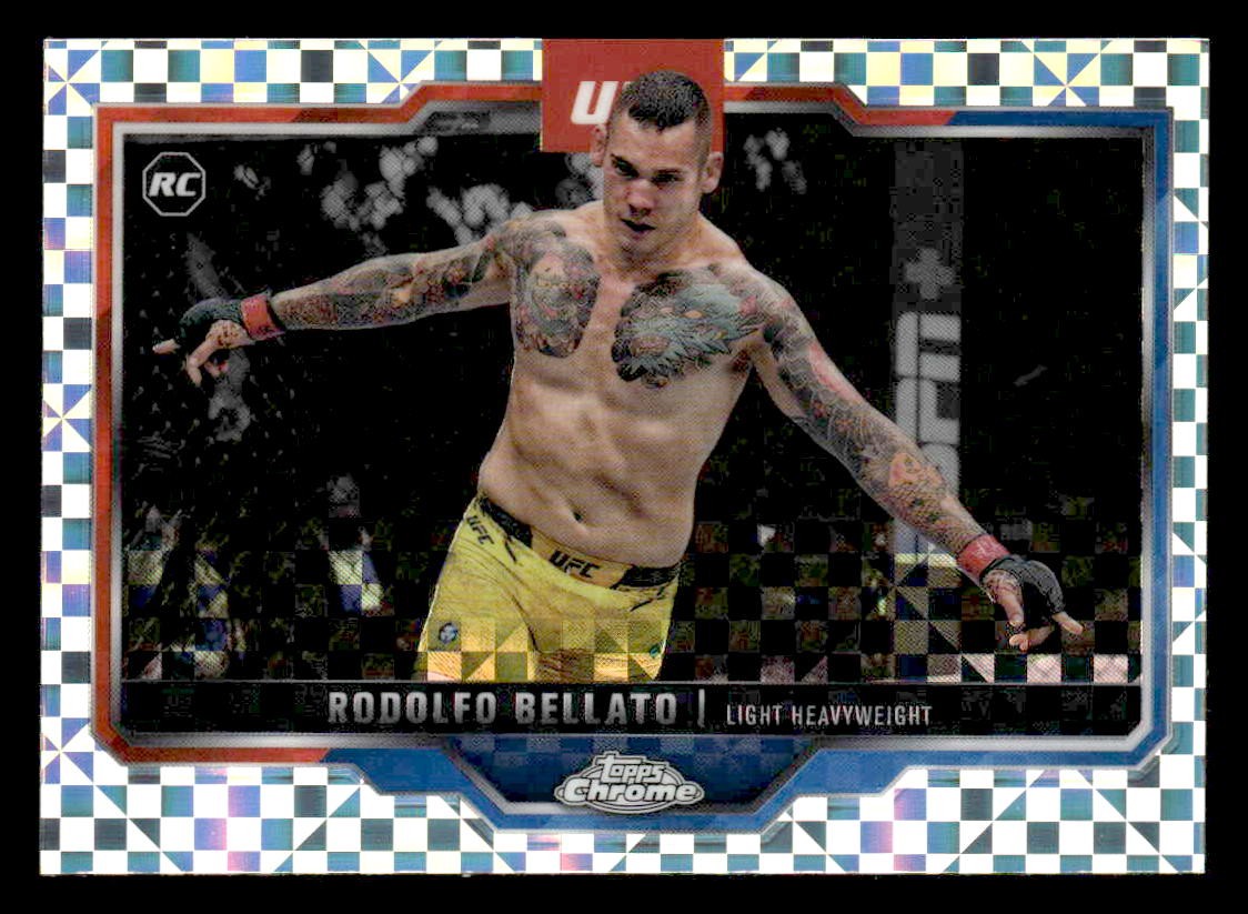2025 Topps Chrome UFC #194 Rodolfo Bellato X-Fractor