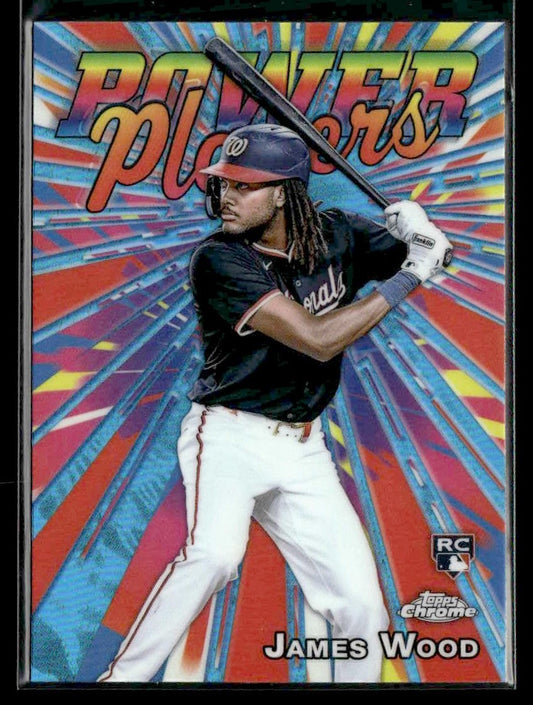 2025 Topps Chrome #PP-19 James Wood Power Players