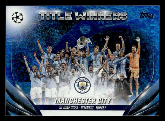 2023-24 Topps Jade UEFA Club Comps #155 UEFA League Winner - Blue Jade #/175