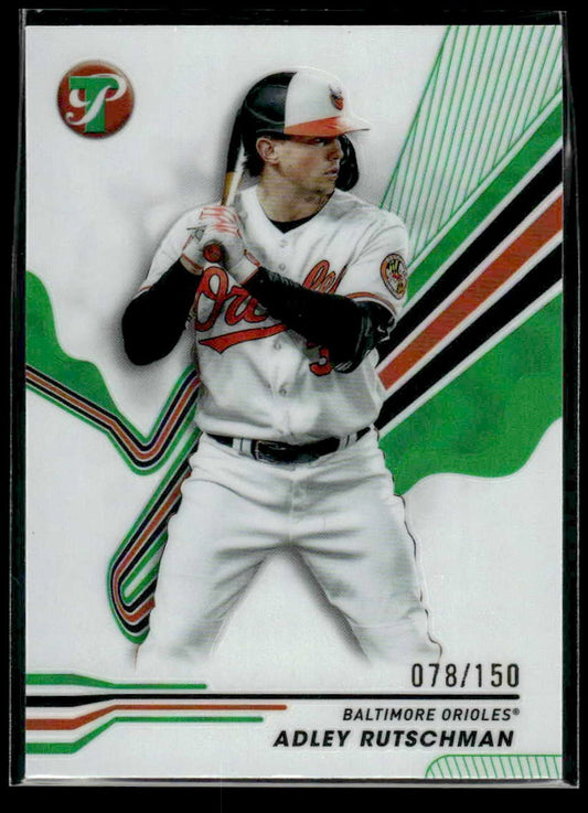 2024 Topps Pristine #21 Adley Rutschman Green Refractors #/150