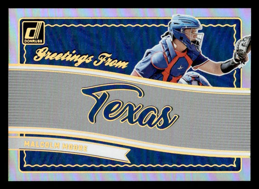 2025 Donruss #10 Malcolm Moore Greetings From Texas