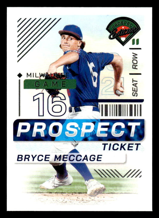 2024 Panini Prospect Edition #58 Bryce Meccage