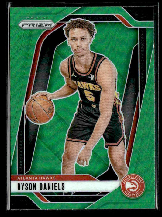 2024-25 Panini Prizm #122 Dyson Daniels Prizms Green