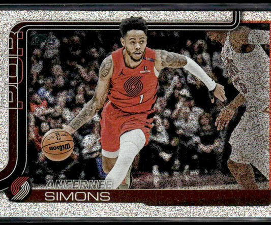 2025-26 Topps #123 Anfernee Simons Sandglitter