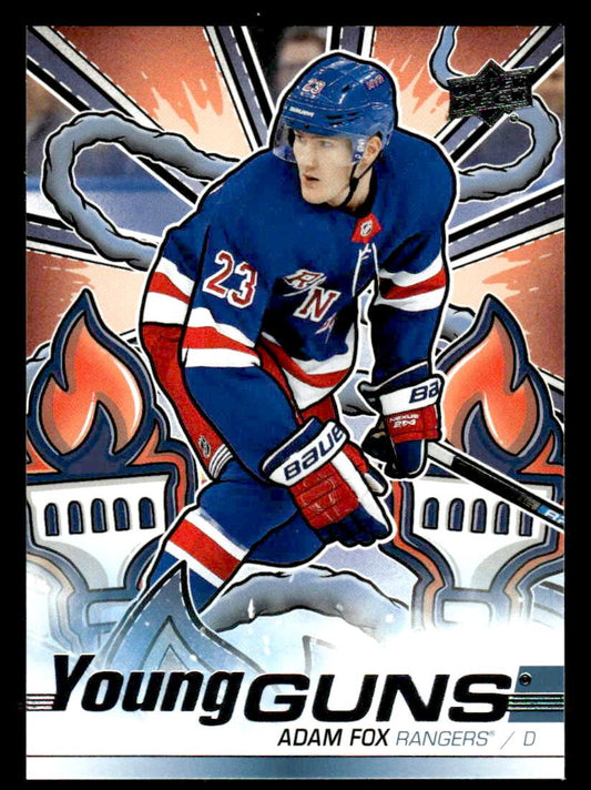 2024-25 Upper Deck #228 Adam Fox Young Guns Renewed (Series Two)