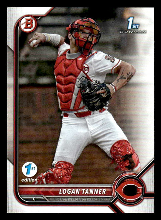 2022 Bowman Draft 1st Edition #BD-55 Logan Tanner