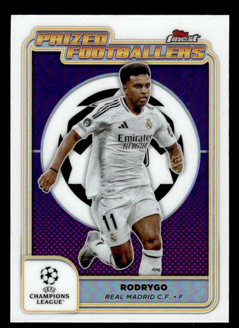2024-25 Topps Finest UEFA Club Comp #PF-4 Rodrygo Prized Footballers