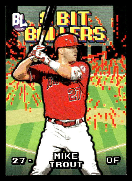2023 Topps Big League #8B-2 Mike Trout 8 Bit Ballers
