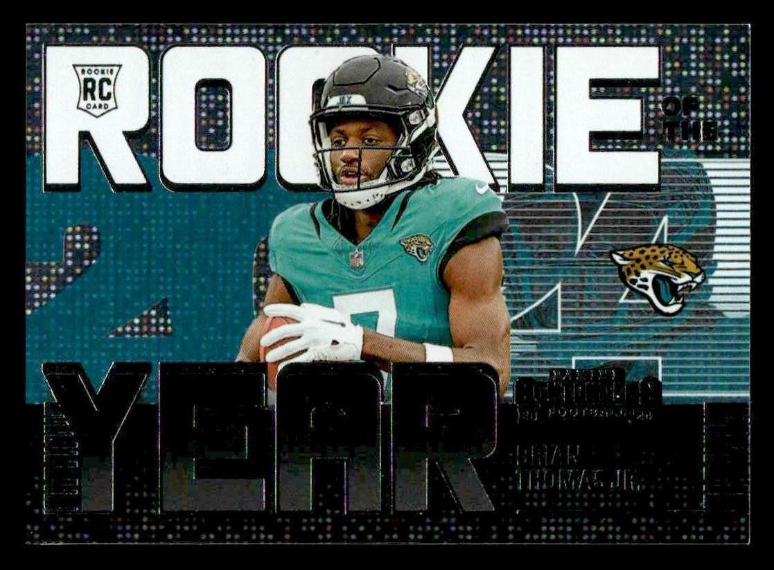 2024 Panini Contenders Football #15 Brian Thomas Jr Rookie of the Year